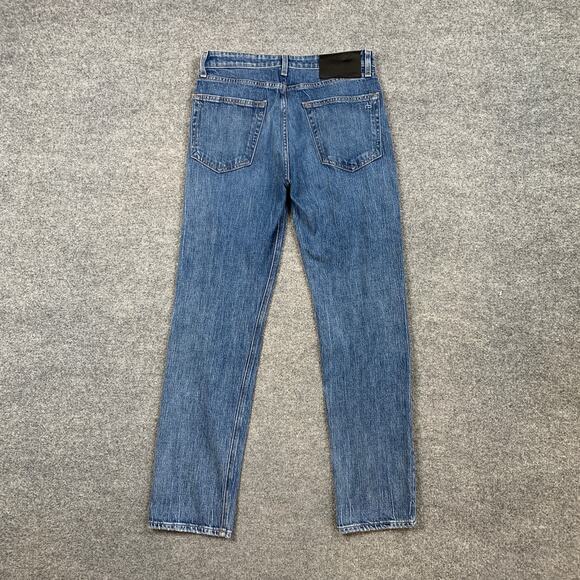 Rag & Bone Jeans Womens 25 Denim Rosa Mid Rise Boyfriend Distressed Button Fly - Picture 8 of 10